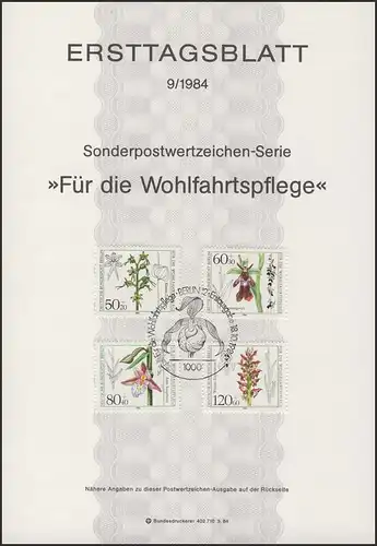 ETB 09/1984 Wofa, Orchideen