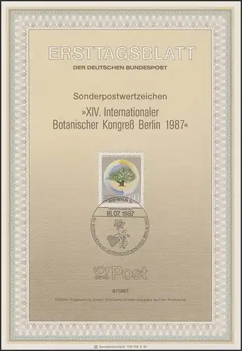 ETB 08/1987 Botanischer Kongreß