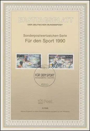 ETB 05/1990 Sport, Wasserball, Rollstuhl-Basketball