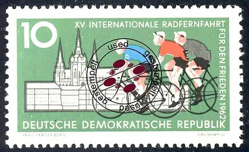 886 Radfernfahrt 10 Pf O