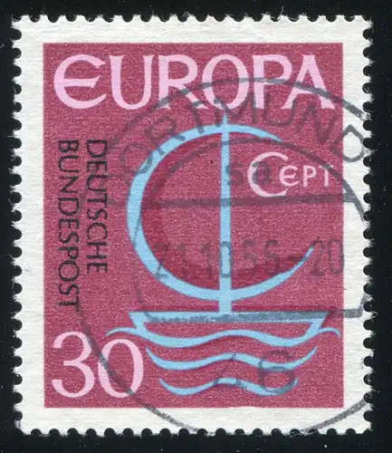 520I Europe 30 PF - PLF I Delle, en bas de la marque, F. 49, DORTMUND 21.10.66