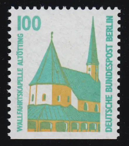 834D Sehenswürdigkeiten 100 Pf Wallfahrtskapelle Altötting unten geschnitten **