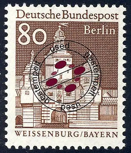 280 Bâtiments allemands 80 Pf Ellinger Tor O