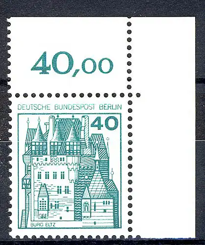 535 châteaux et schl. 40 coin pf ou ** frais de port