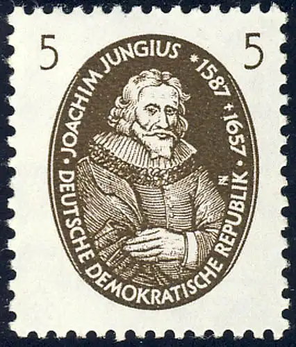 574 Naturwissenschaftler 5 Pf Jungius **