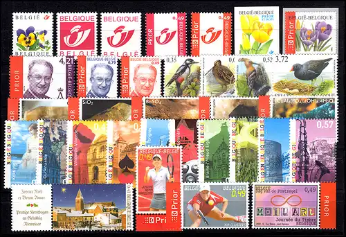 3195-3277 Belgien-Jahrgang 2003 komplett, postfrisch **