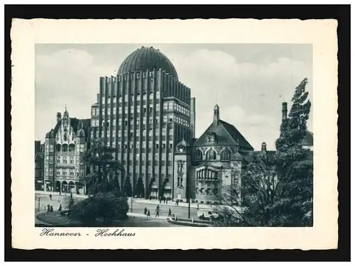 AK Hannover, indicateur tour avec planétarium, poste de terrain, couru 6.5.1940