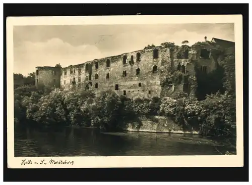 AK Halle à la Saale Moritzburg, Aviation, Feldpost, Hôtel (Saale) 19.2.1940