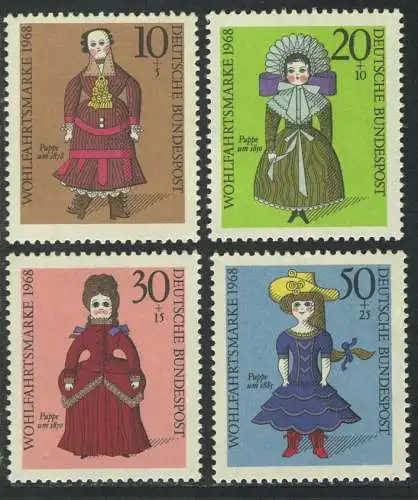 571-574 Wofa Poupées 1968, ensemble ** frais de port