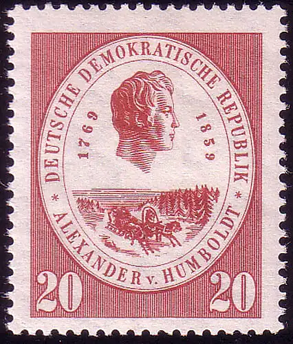 685 Alexander von Humboldt 20 Pf ** postfrisch