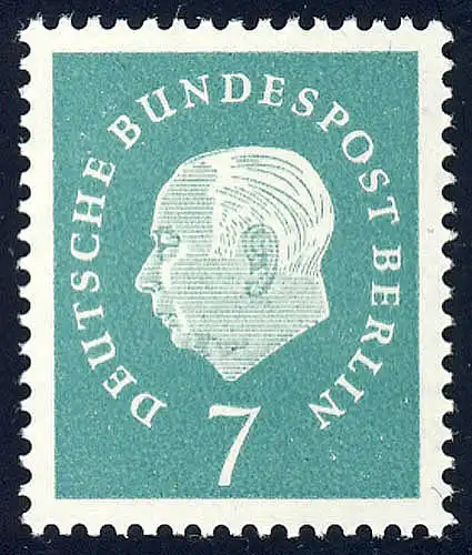 182 Theodor Heuss 7 Pf **