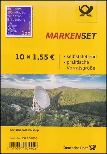 123 MH Radioteleskop Effelsberg, postfrisch **
