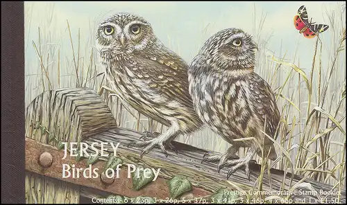 Jersey Carnet de marque 14, oiseaux de proie Birds of Prey, ** post-fraîchissement