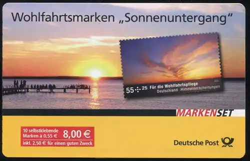 77 MH Wofa Sonnenuntergang, Tagesstempel NETTETAL 1 b - 30.11.09