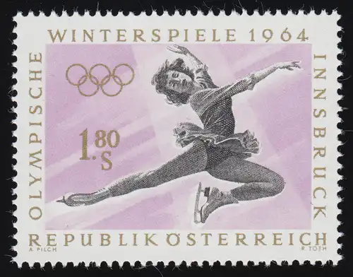 1139 Olymp. Winterspiele Innsbruck, Eiskunstlauf, 1.80 S, postfrisch **