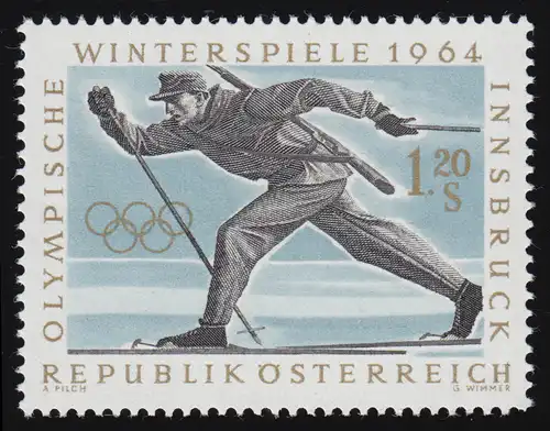 1137 Olymp. Winterspiele Innsbruck, Biathlon, 1.20 S, postfrisch **