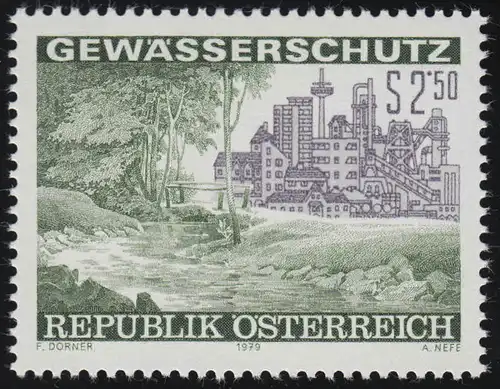 1611 Protection de l'eau, exploitation industrielle près des forêts, 2.50 S post-fraîchissement **