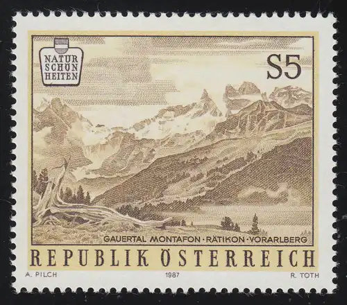 1896 Naturschönheiten in Österreich (VI), Gauertal im Montafon 5 S postfrisch **