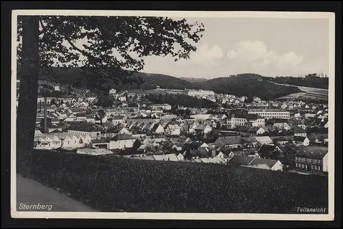 AK 8123 STERNBERG Ostsudentenland Šternberk Moravie après Siedlingshausen 17.1.42