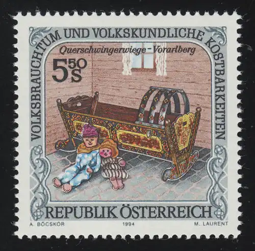 2115 Consommation publique & attractivité, Berceau transversal, Vorarlberg, 5.50 S, **