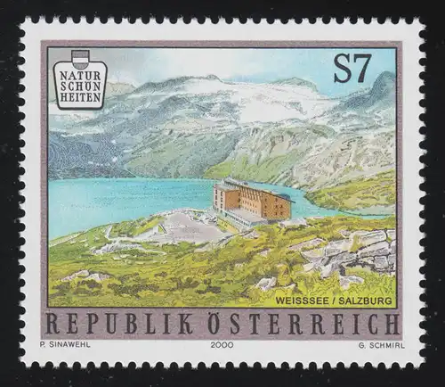 2310 Beaux-Arts en Autriche: Lac Blanc avec Rudolfshütte, 7 S **