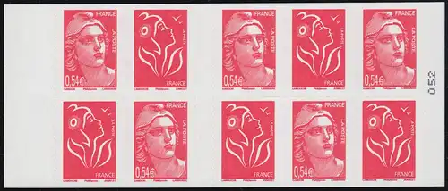 Carnets de marques 3895IBc+4167 Marianne Lamouche et Gandon, ** frais de port