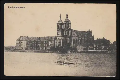 Foto AK Nr. 61 Pont-à-Mousson / Mussenbrück, Landwehr Inf. Regt. Nr. 68 18.6.15