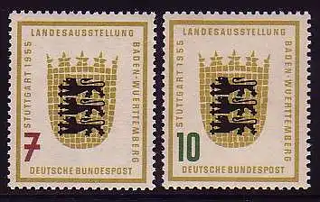 212-213 Landesausstellung - Satz postfrisch **