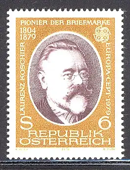 Europaunion 1979 Österreich 1608, Marke ** / MNH