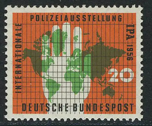 240 Polizeiausstellung ** postfrisch