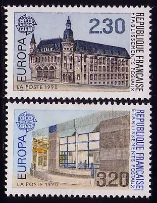 Europaunion 1990 Frankreich 2770-2771, Satz ** / MNH