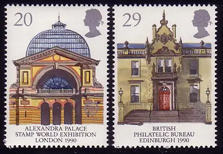 Europaunion 1990 Großbritannien 1261-1262, Satz ** / MNH