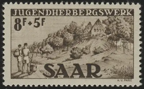 Saarland 262 II Jugendherbergswerk 8 Fr, Type II, **