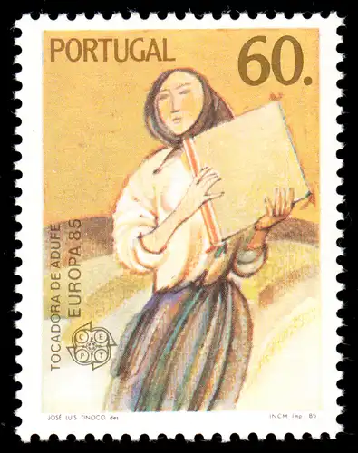 Union européenne 1985 Portugal 1656, marque ** / MNH