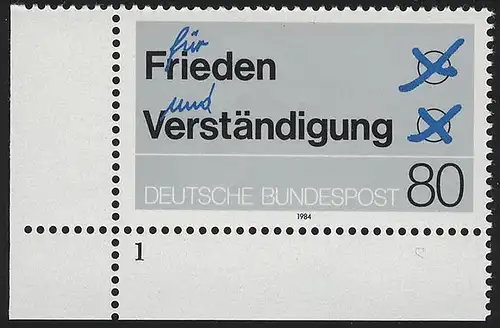 1231 Frieden und Verständigung ** FN1