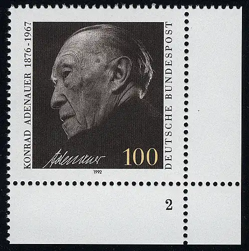 1601 Konrad Adenauer ** FN2
