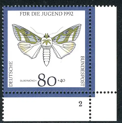 1604 Jeunes papillons de nuit 80+40 Pf ** FN2