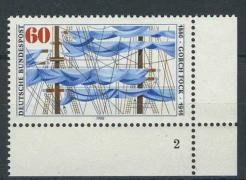 1058 Johann Kinau Gorch Fock ** FN2