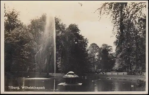 Pays-Bas Carte de vue Tilburg: Wilhelminapark, SCHIJNDEL 10.11.1889