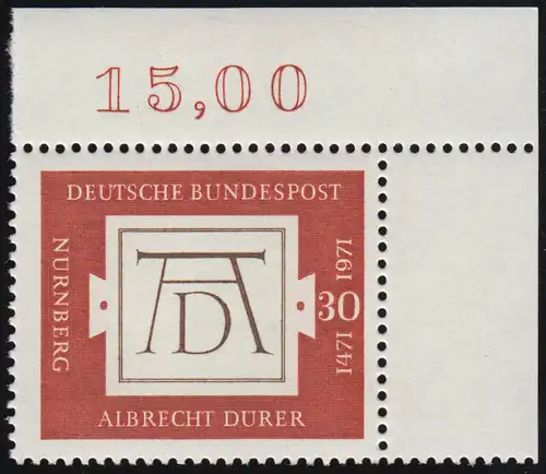 677 Albrecht Dürer ** Coin o.r.