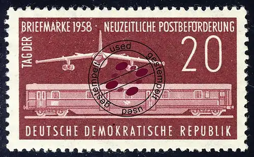 661 Tag der Briefmarke 20 Pf O