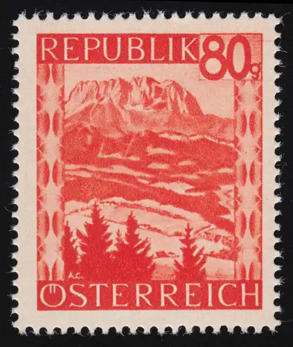 848 Paysages, Monts de l'Empereur / Tyrol , 80 g, frais de port **