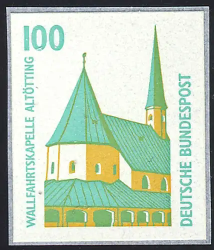 1534 SWK selbstklebend 100 Pf Wallfahrtskapelle Altötting, **