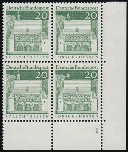 491 Bâtiments 20 Pf Lorsch ** Vbl FN1