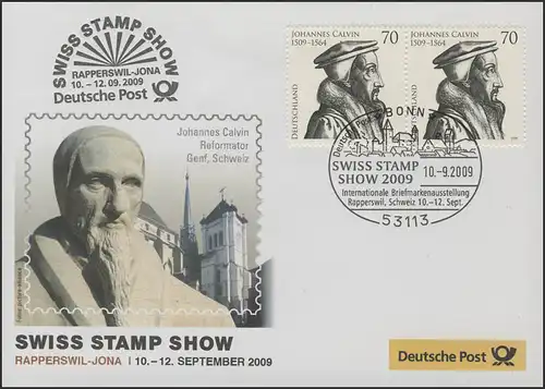 Ausstellungsbeleg Nr. 143 SWISS STAMP SHOW  2009