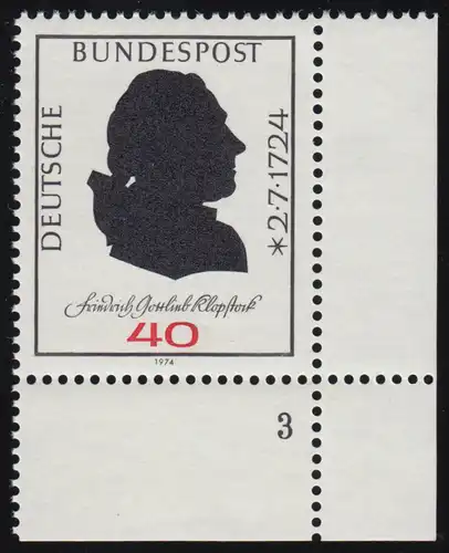 809 Friedrich Gottlieb Klopstock ** FN3