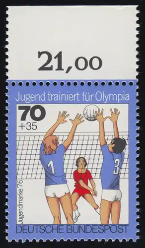 885 Olympia 70+35 Pf Volleyball ** Oberrand