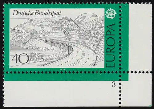 934 Europa 40 Pf Landschaften ** FN3