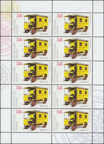 3007 Europa / CEPT Postfahrzeuge - Lloyd-Paketzustellwagen - 10-Bogen **