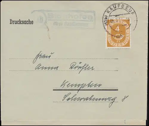 Landpost Blonhofen sur ACHAT 6.6.54 sur DS Allgäuer Elektrohaus Kempten